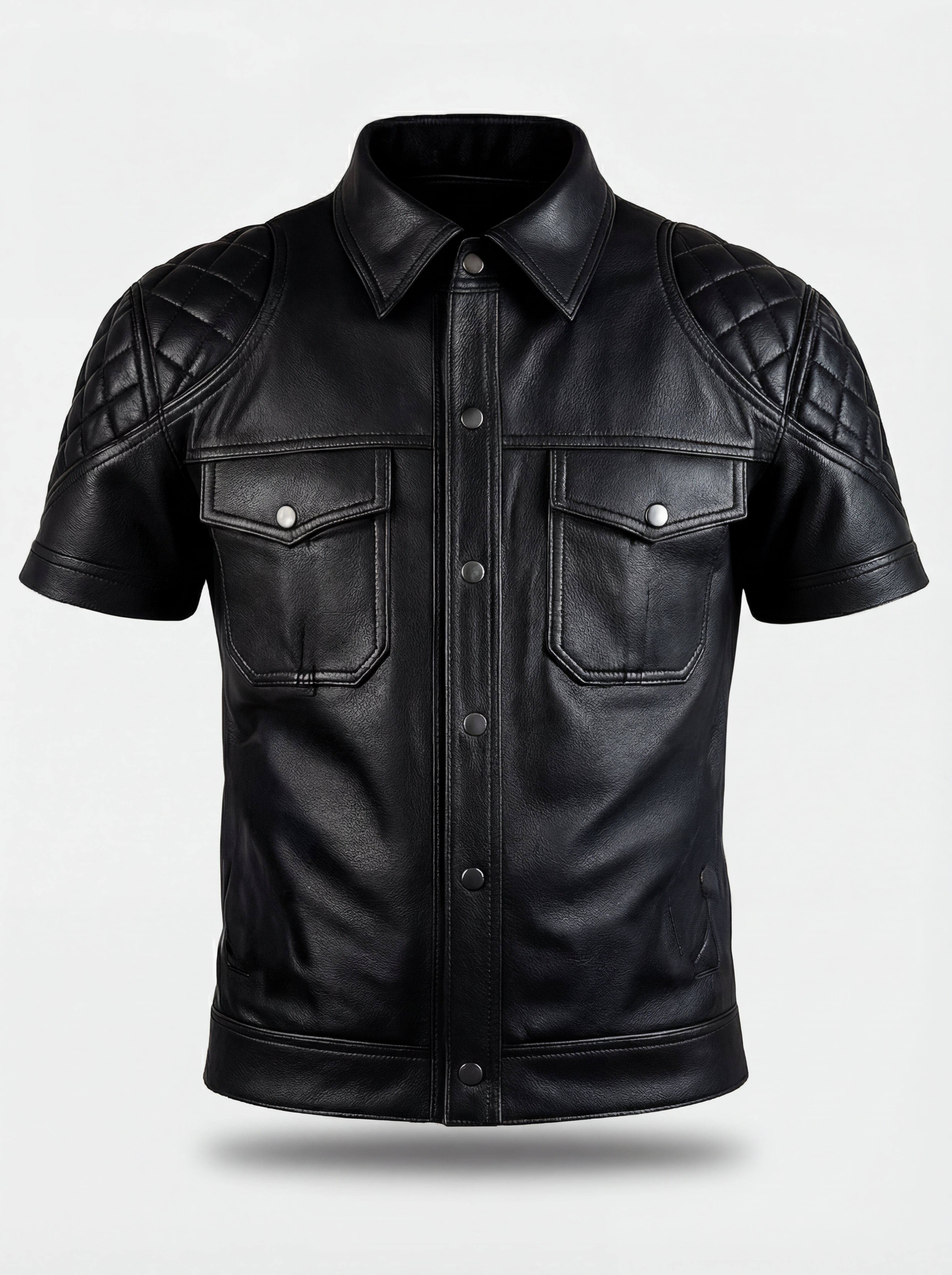 Men's Leather Shirt