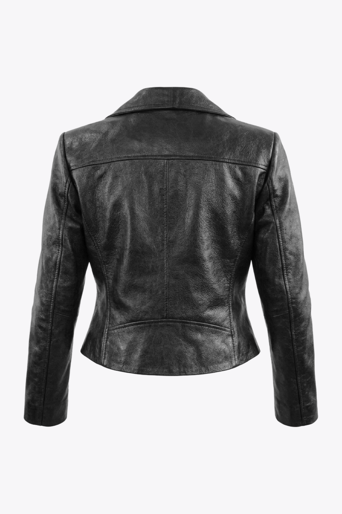 Vintage Black Asymmetric Moto | Maverick Axiom