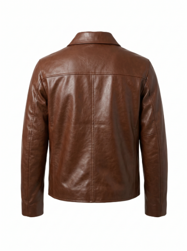 Antique Brown Minimalist Blouson | Maverick Vance