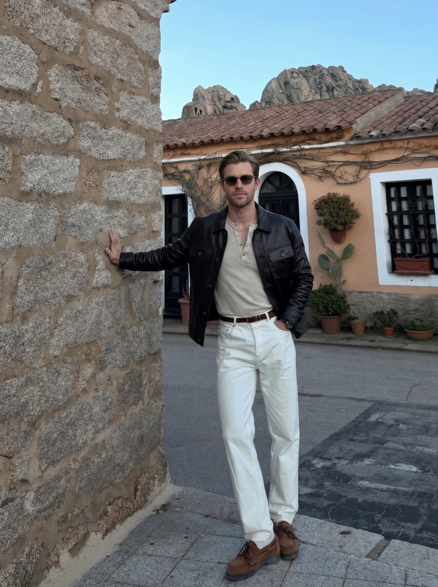 Men's Leather Shirts