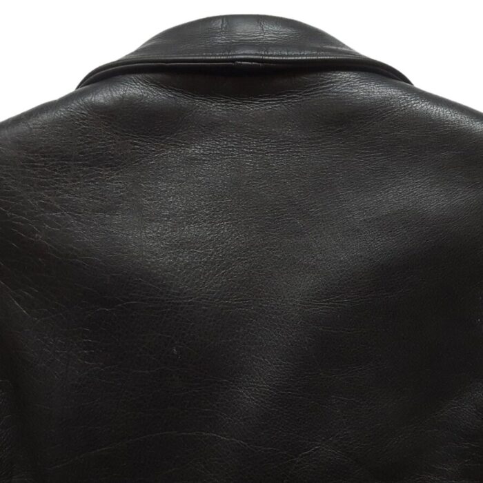 classic black leather motorcycle jacket