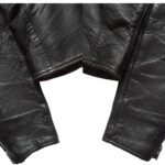 motorcycle mens black leather jacket