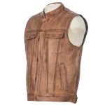 best leather vest for motorcycles