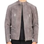 gray suede jacket men