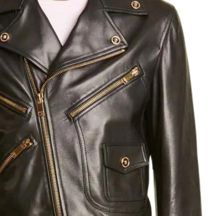 leather biker jacket for men