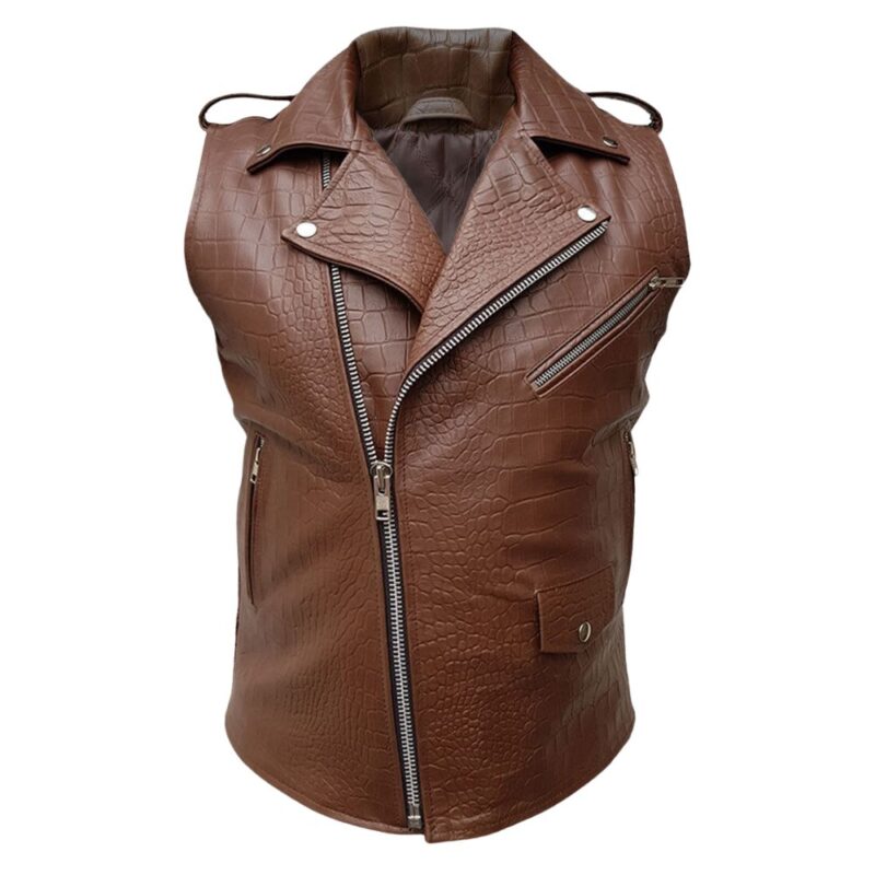 leather biker vests for men