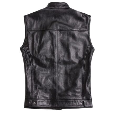 leather motorcycle vests for men