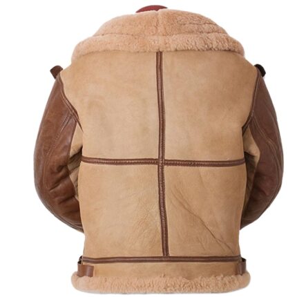 leather shearling jacket mens