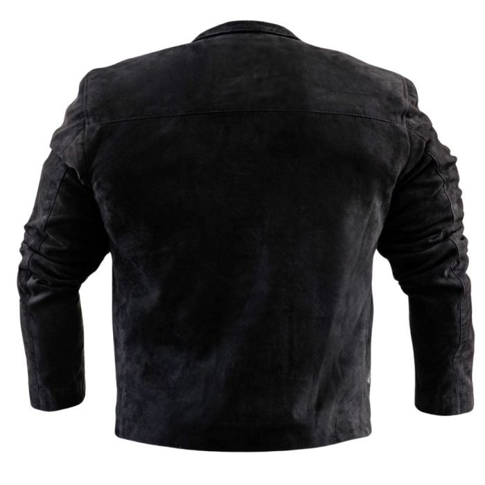 mens black suede jacket