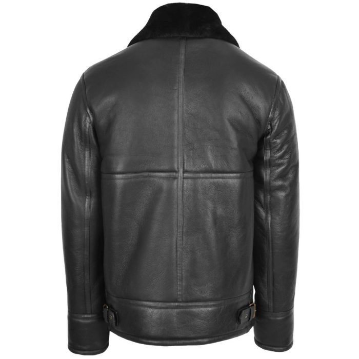 leather jacket with sherpa lining