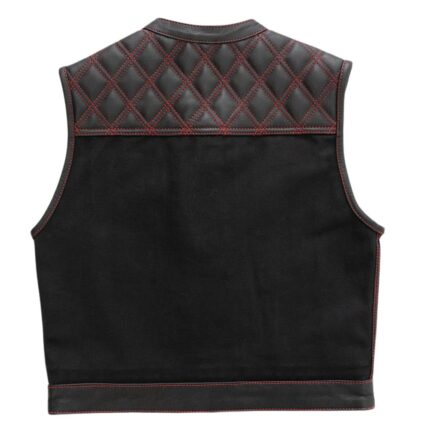 stylish leather vest for men