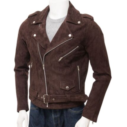 suede leather motorcycle jacket mens