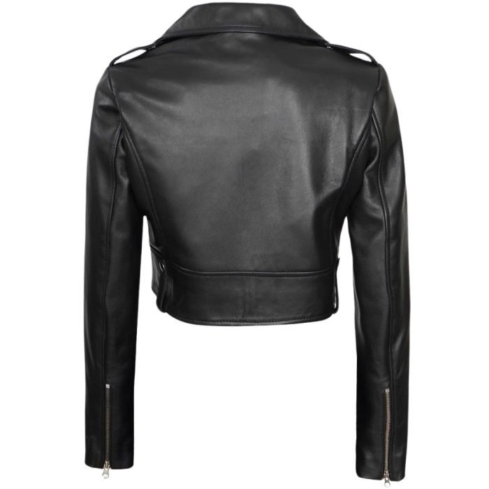 awesome cropped jacket black