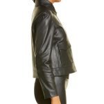 black leather bomber jackets