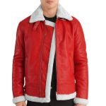 bomber jacket mens red