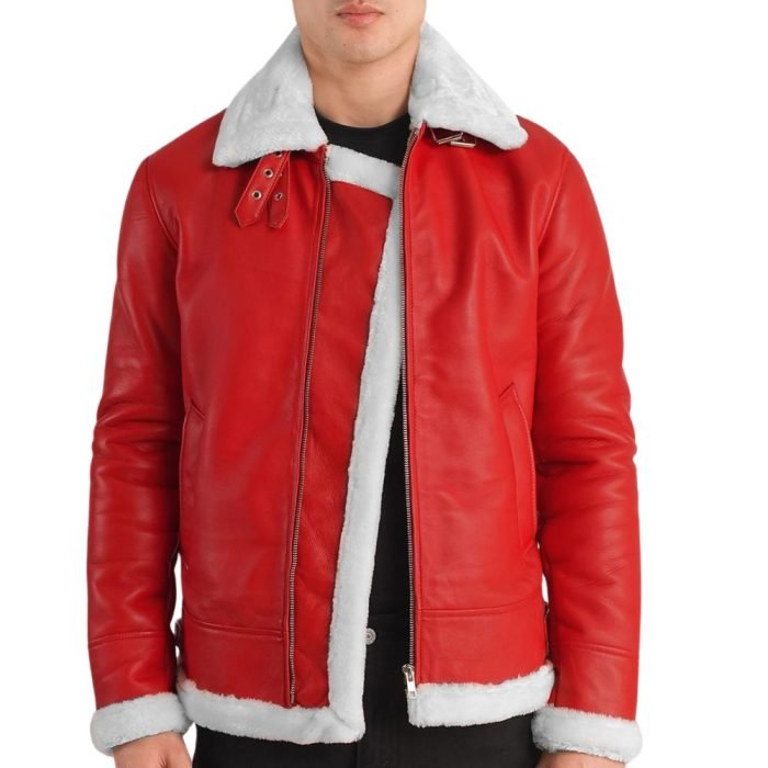 bomber jacket mens red