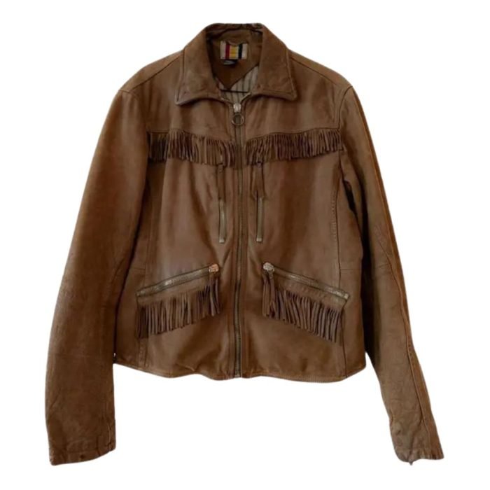 fringe leather jacket men