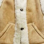 ladies shearling sheepskin leather vest