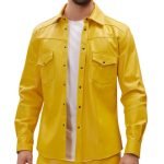 long sleeve yellow shirt