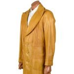 mustard trench coat mens