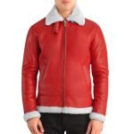 red bomber jacket mens