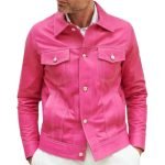 stylish mens leather shirt