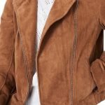 suede brown moto jacket