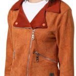 suede leather jacket women's