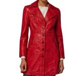 trench coat red coat women