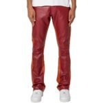 men genuine leather pants