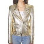 How to Style a Gold Metallic Leather Jacket The Ultimate Fashion Guide