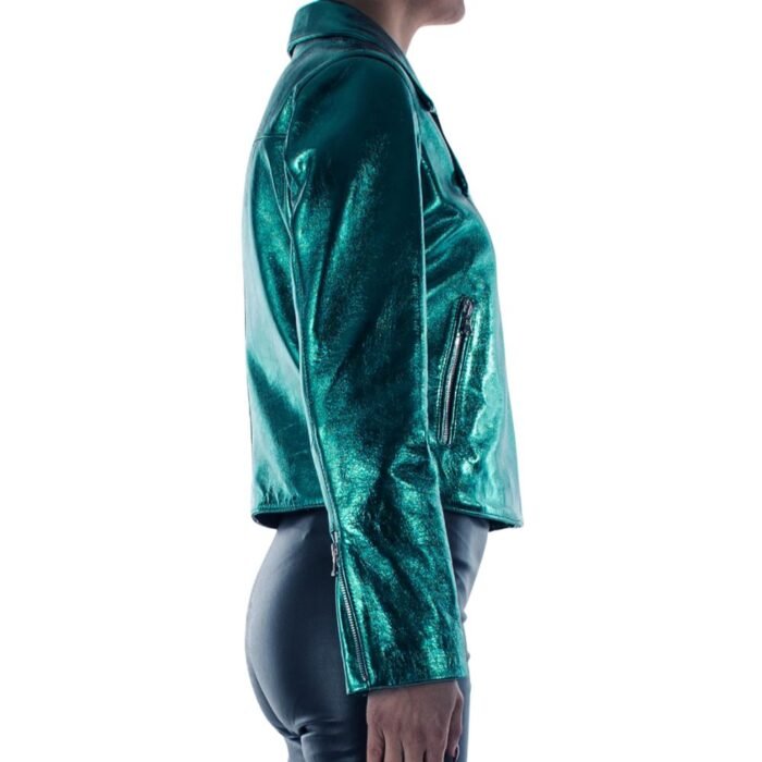 Top Ways to Style a Green Metallic Leather Jacket for Any Occasion