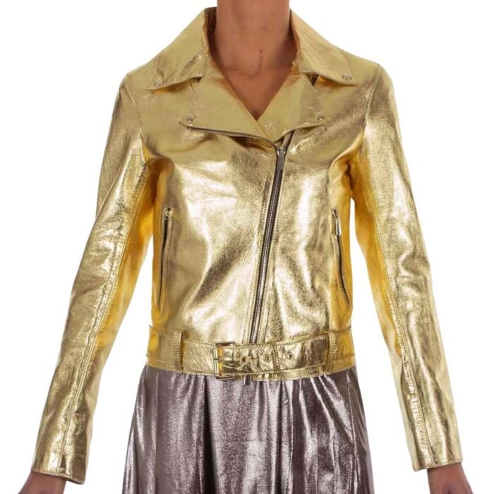 Why Gold Metallic Leather Jackets Are the Must-Have Trend of the Year