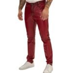 men stylish leather pants