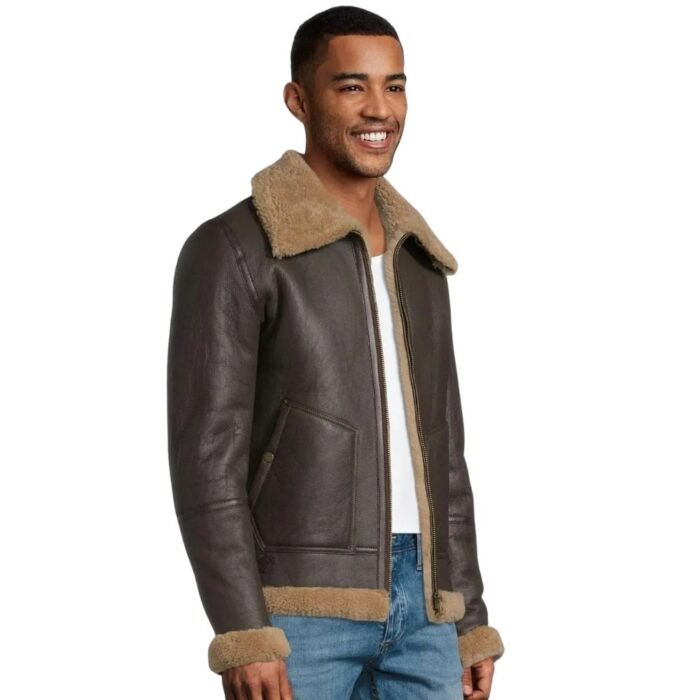 shearling fur jackets for men