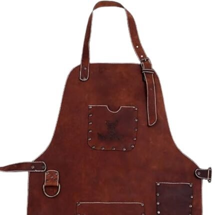 awesome leather apron brown