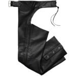 Ride in Confidence Premium Men's Black Leather Chaps