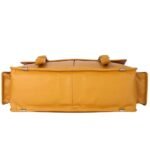 yellow leather laptop bag​