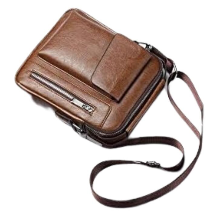 Durable Luxury men leather bag