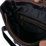 Soft Genuine Leather black bag