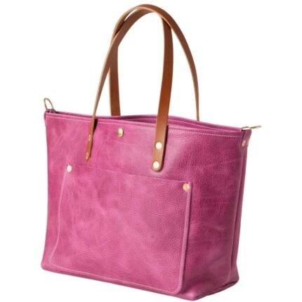 classic tote bag in pink​