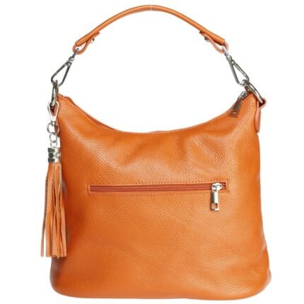 women bucket bag orange​